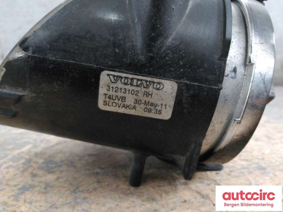 Tåkelykt høyre foran til Volvo V70 2007-2013 (Type III, Fase 1)  (VOLVO|31213102|)