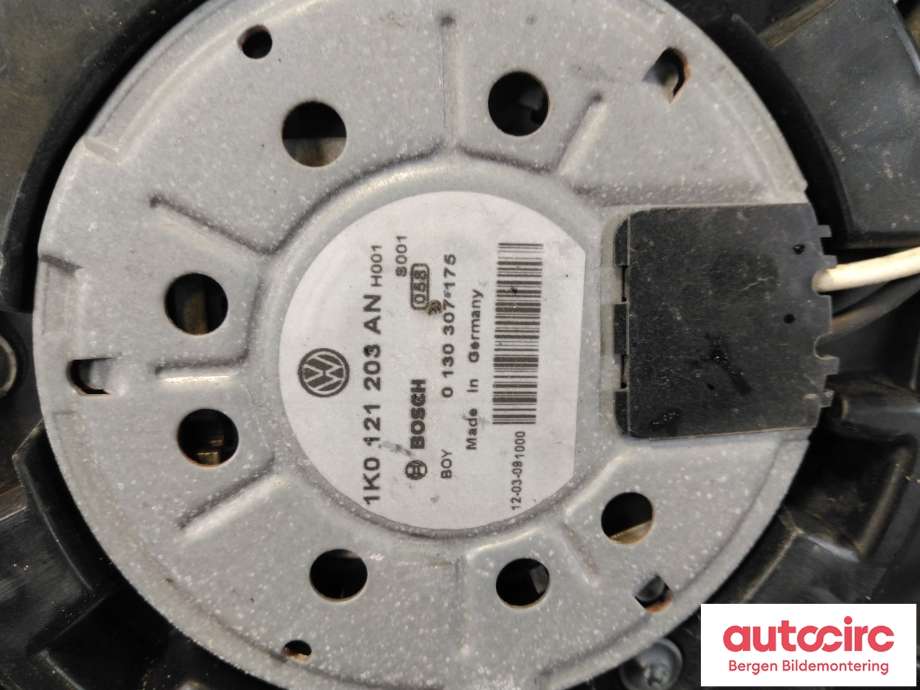 Kjølevifte til VW Golf VI 2008-2012  (VOLKSWAGEN|1K0 121 203 AN|)