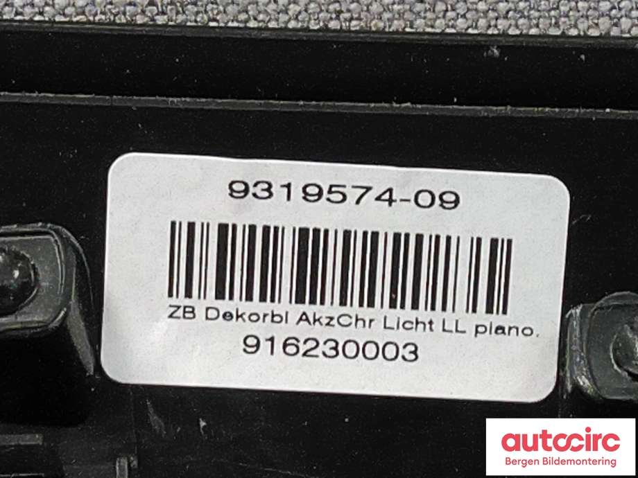 Diverse deler til BMW 2-Serie 2014-2021 (F22/F23) (F22/F23) (BMW|51 45 9 316 732||9319574-09)