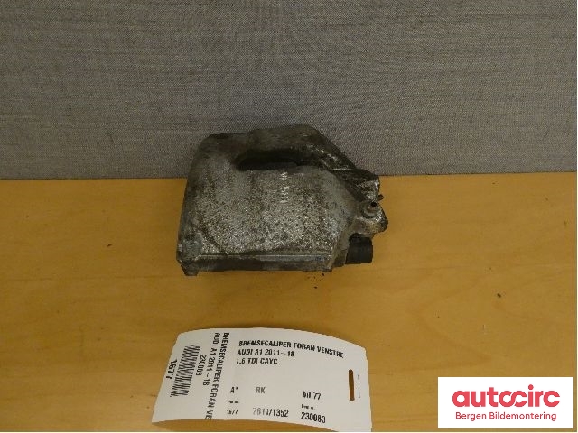 Bremsecaliper venstre foran til Audi A1 2010-2014 (Type I, Fase 1) (AUDI|1K0 615 123 E|)