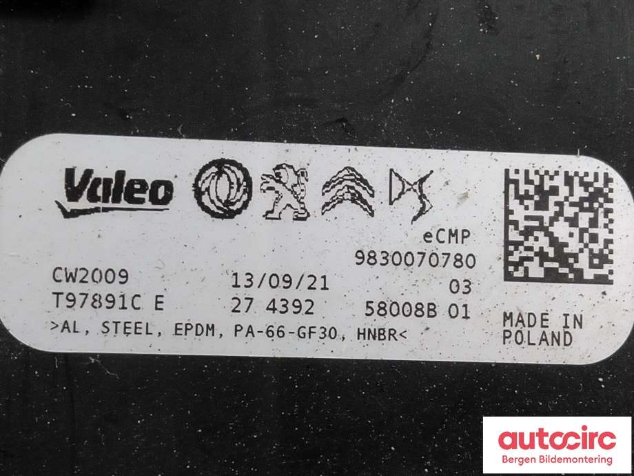 Aircondition radiator til Opel Mokka 2012-2016 (Type I, Fase 1) (OPEL|)
