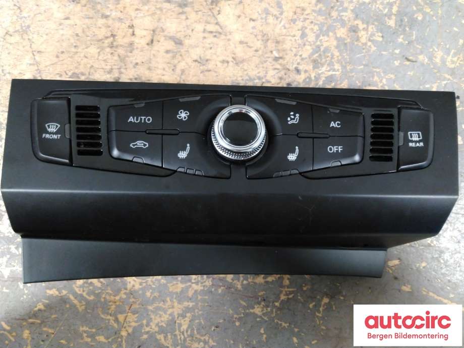 Varmeapparat betjening til Audi A4 2007-2014 (Type IV) (B8) (B8) (AUDI|8K1 820 043 AB|)