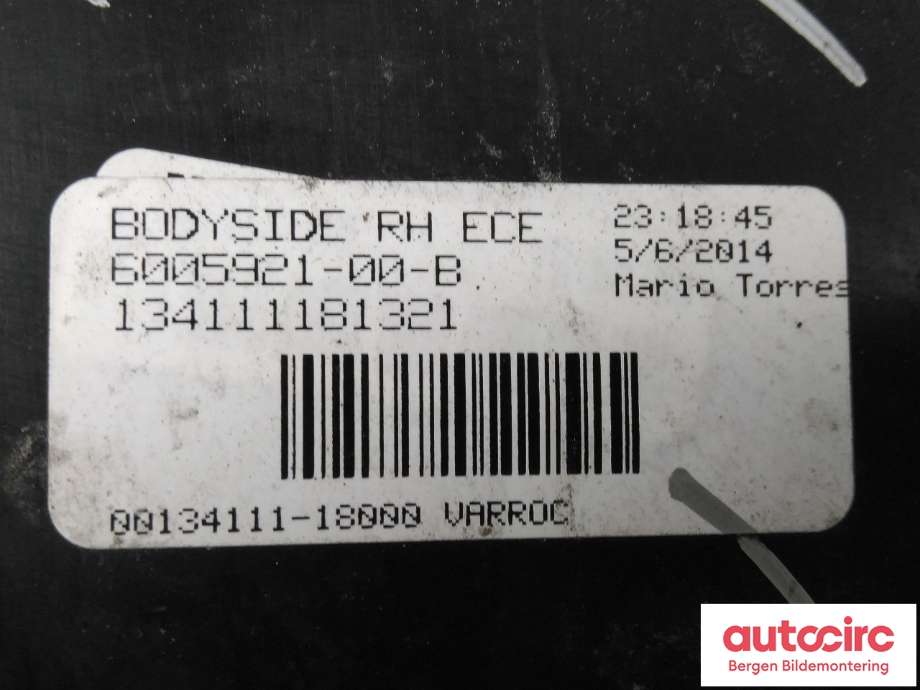 Baklykt høyre til Tesla Model S 2013-2016 (Fase 1)  (TESLA|6005921-00-B|)