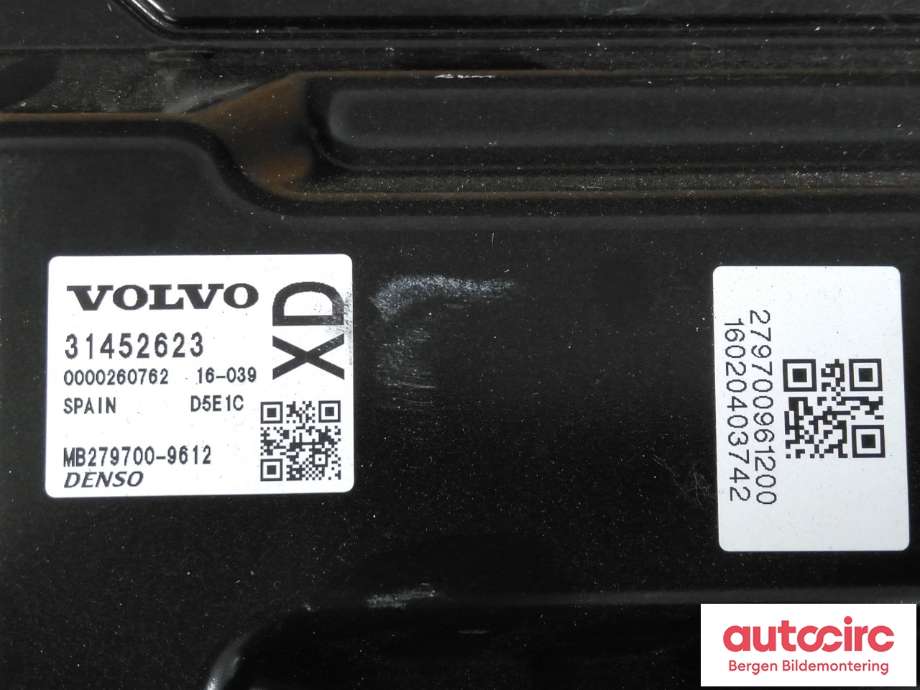 Styreenhet motor til Volvo V70 2014-2016 (Type III, Fase 2)  (VOLVO|36011421||31452623)