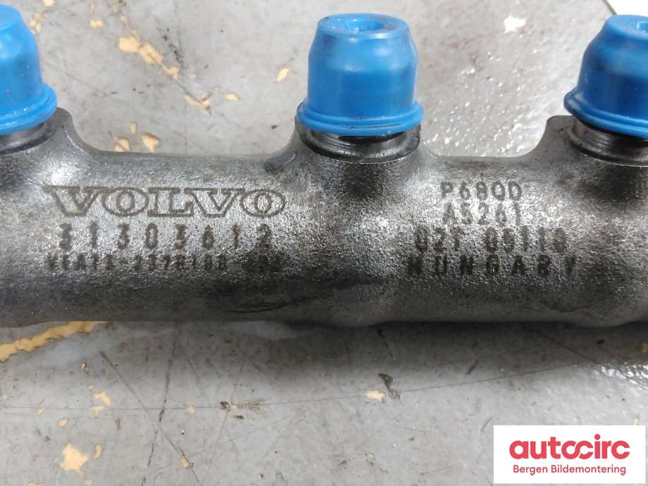 Dyseskinne (fuelrail) til Volvo V70 2014-2016 (Type III, Fase 2) (VOLVO|31405380||31303612)