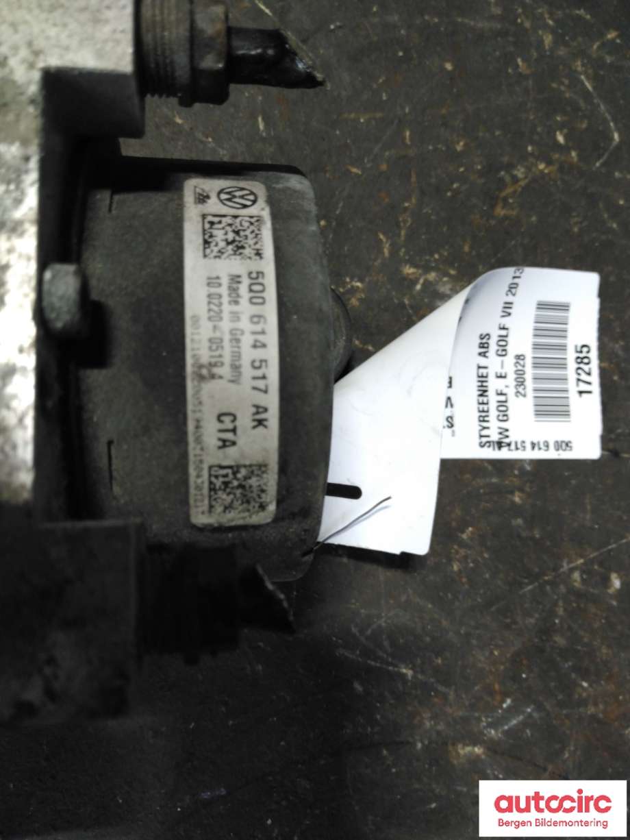 Styreenhet ABS til VW e-Golf 2014-2017 (Fase 1)  (VOLKSWAGEN|5Q0 614 517 AL|)