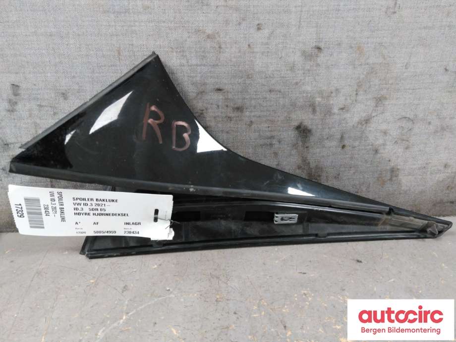 Spoiler bakluke til VW ID.3 2020-->>  (VOLKSWAGEN|)