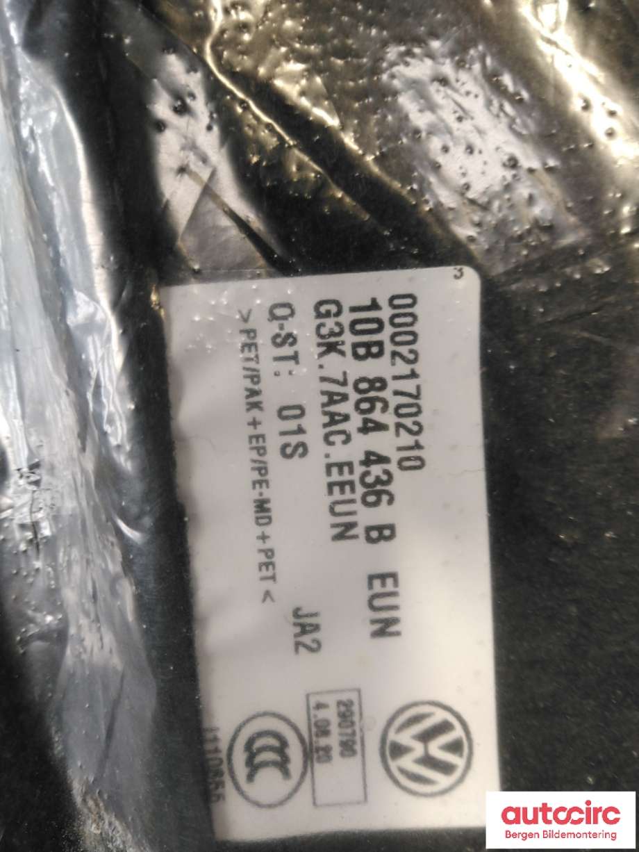 Innredning diverse til VW ID.3 2020-->>  (VOLKSWAGEN|10B 061 270|)