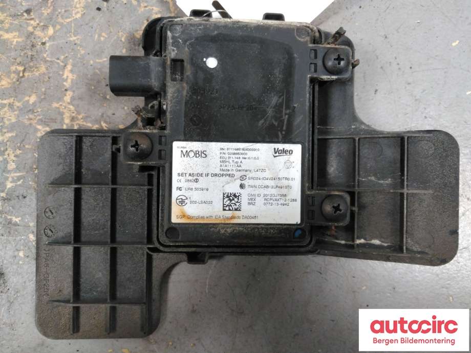 Sensor radar til Hyundai Ioniq Electric 2016-2019 (Fase 1) (HYUNDAI|95821G 2000|)