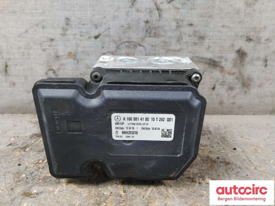 ABS sentral til Mercedes GLE 2015-2018 (Fase 2) (W166) (W166) (MERCEDES|A 166 431 03 00||A 166 431 60 12)