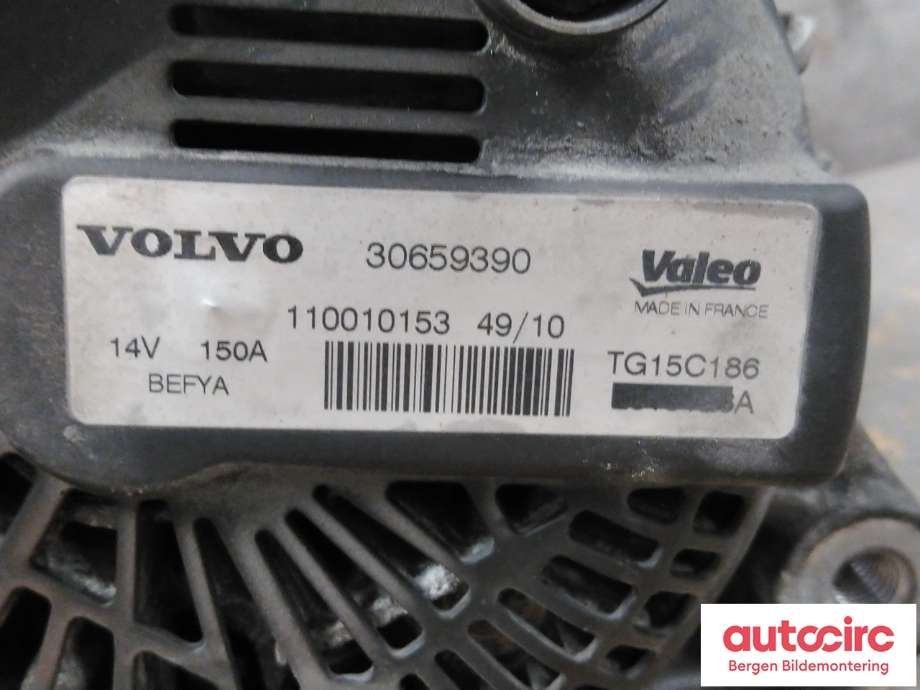 Dynamo til Volvo V50 2007-2012 (Fase 2)  (VOLVO|36012505|)