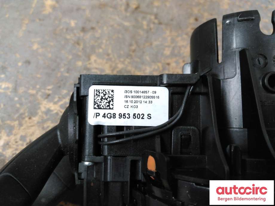 Bryter combi til Audi A6 2011-2014 (Type IV, Fase 1) (C7) (C7) (AUDI|4G8 953 502 S|)