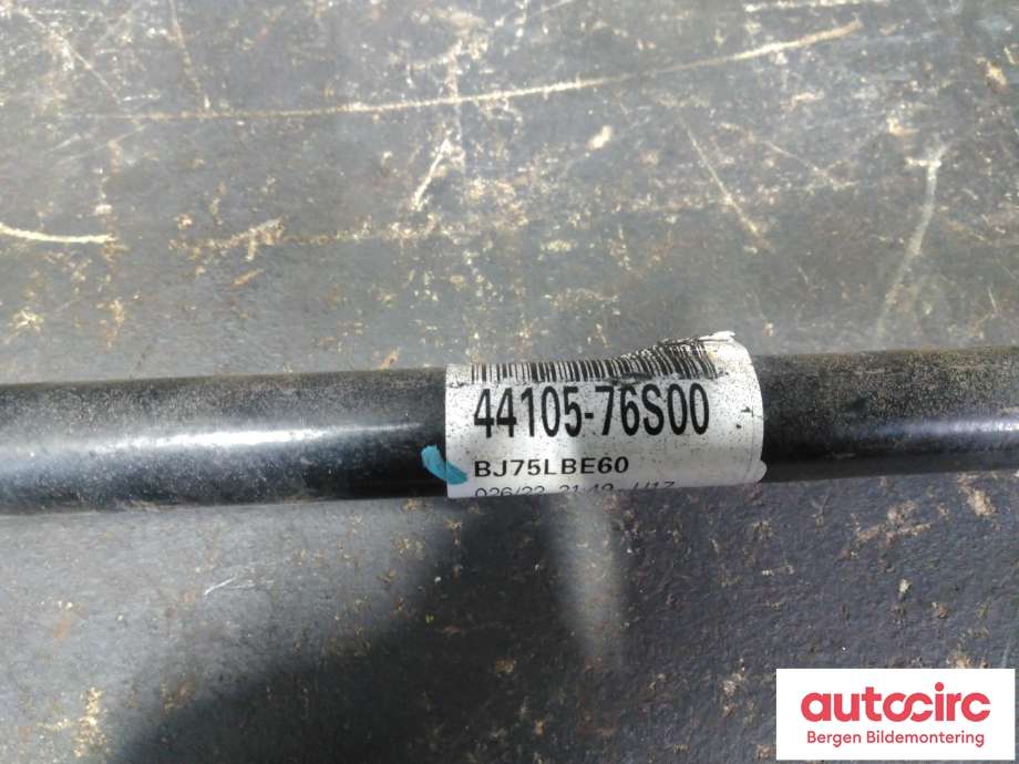 Drivaksel høyre bak, elbil til Suzuki Vitara 2015-->> (Type IV)  (SUZUKI|44105-76S00|)