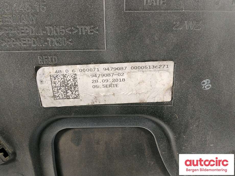 Lister til BMW X2 2018-->> (F39) (F39) (BMW|51 13 7 467 656|)