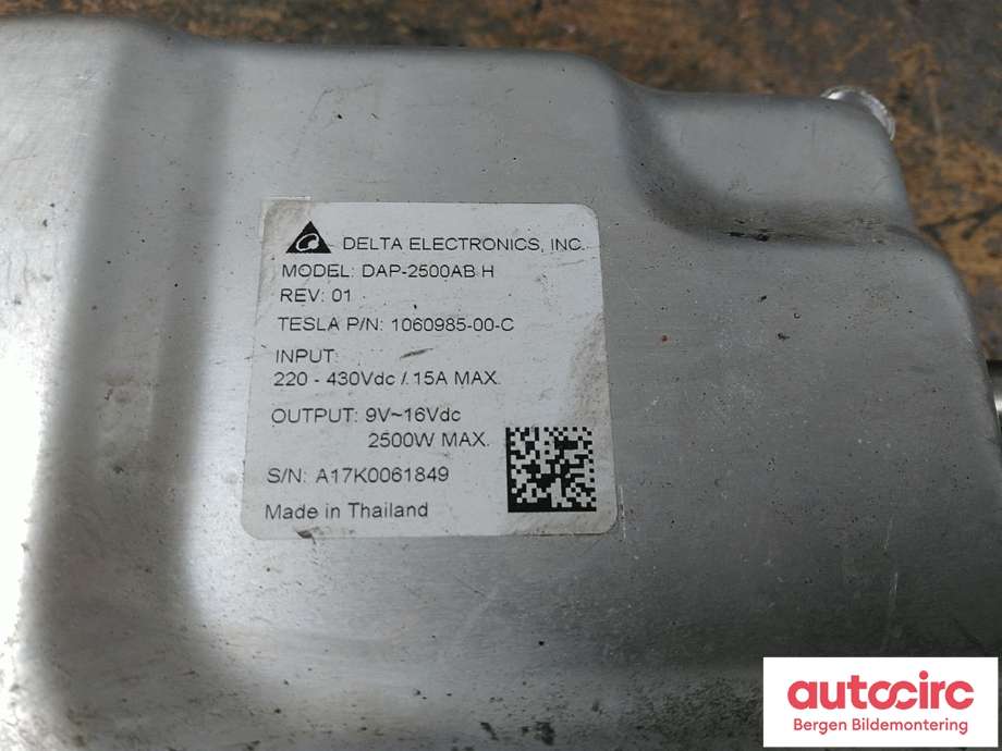 DCDC converter hybrid til Tesla Model X 2016-->> (TESLA|1060985-00-C|)
