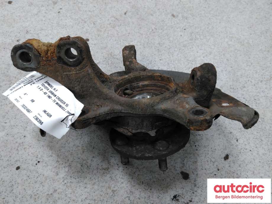 Hjulspindel høyre foran til Toyota Urban Cruiser 2009-2014  (TOYOTA|4321152050|)
