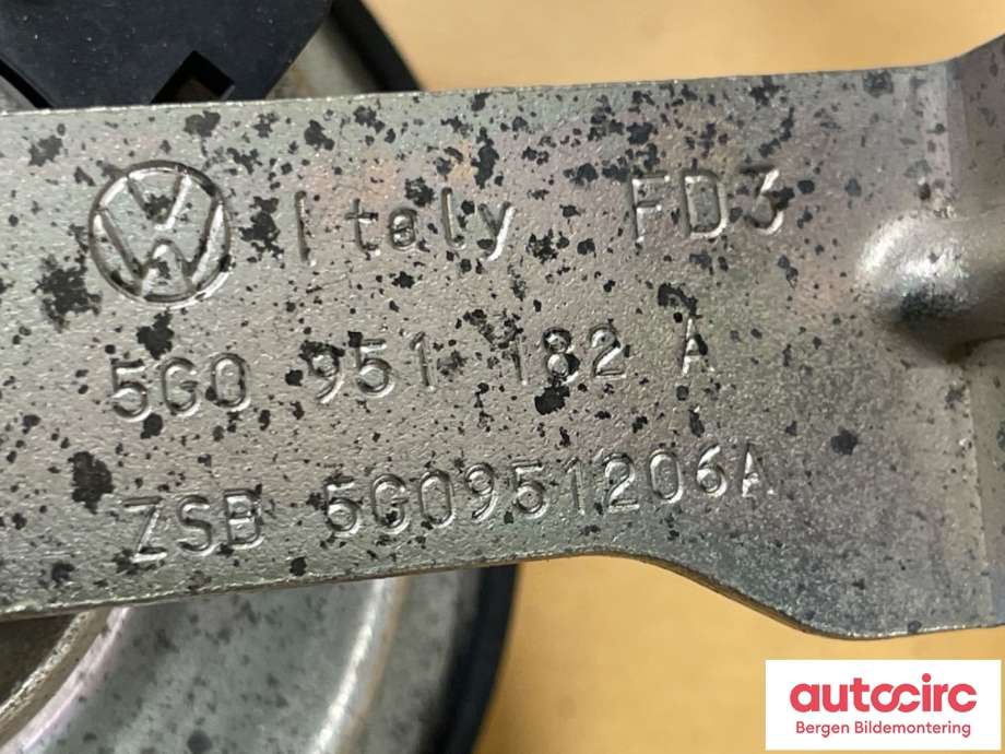 Horn/signalhorn til VW e-Golf 2014-2017 (Fase 1)  (VOLKSWAGEN|5Q0 951 221|)