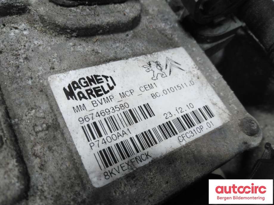 Girkasse automat til Peugeot 5008 2010-2017 (Type I)  (PEUGEOT|2101 Q0|)
