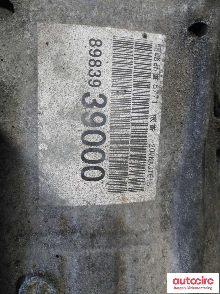 Girkasse automat til Isuzu D-Max 2021-->> (Type III) (ISUZU|8983939000|)