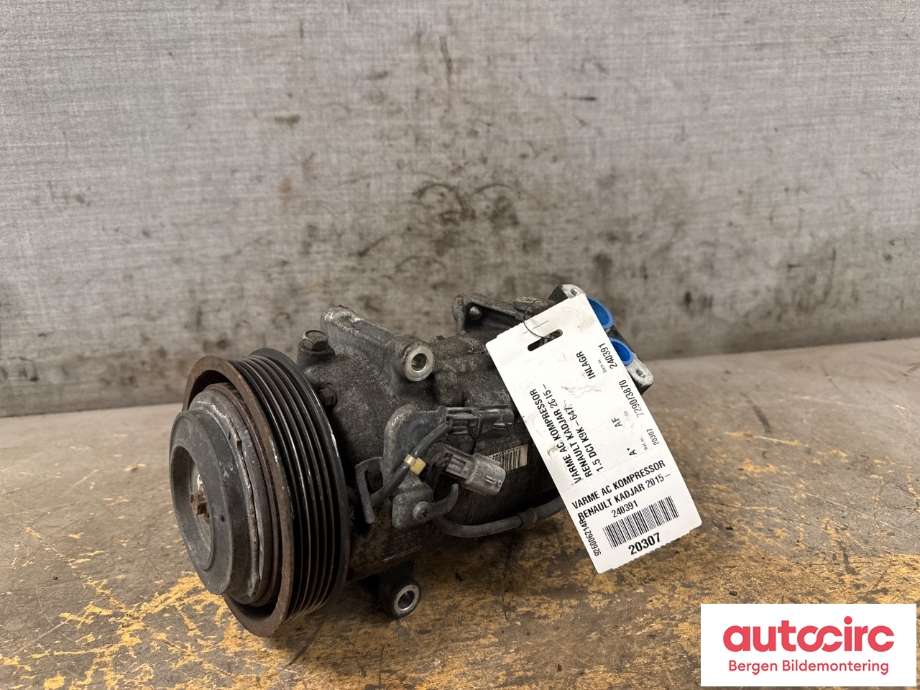 Aircondition kompressor til Renault Kadjar 2015-->>  (RENAULT|926006214R|)
