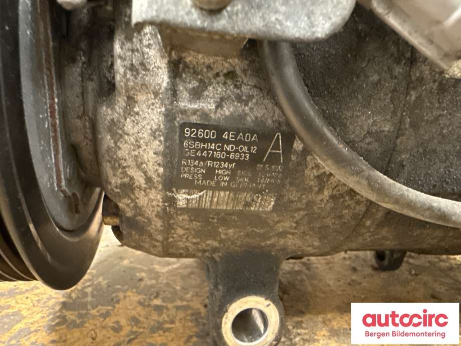 Aircondition kompressor til Renault Kadjar 2015-->>  (RENAULT|926006214R|)