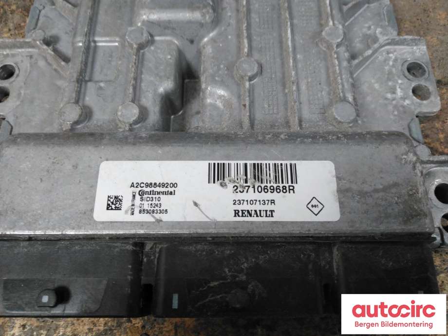Styreenhet motor til Renault Kadjar 2015-->>  (RENAULT|284B14693R||237106968R)