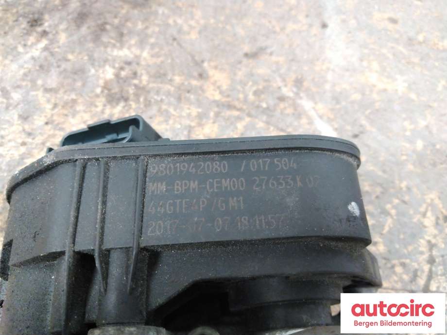 Spjeldhus til Citroën C4, Cactus 2014-2017 (Fase 1)  (CITROEN|98 429 368 80||98 019 420 80)