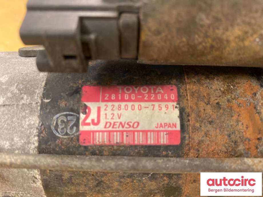 Starter til Toyota Celica 2000-2005 (Type VII)  (TOYOTA|2810022040|)