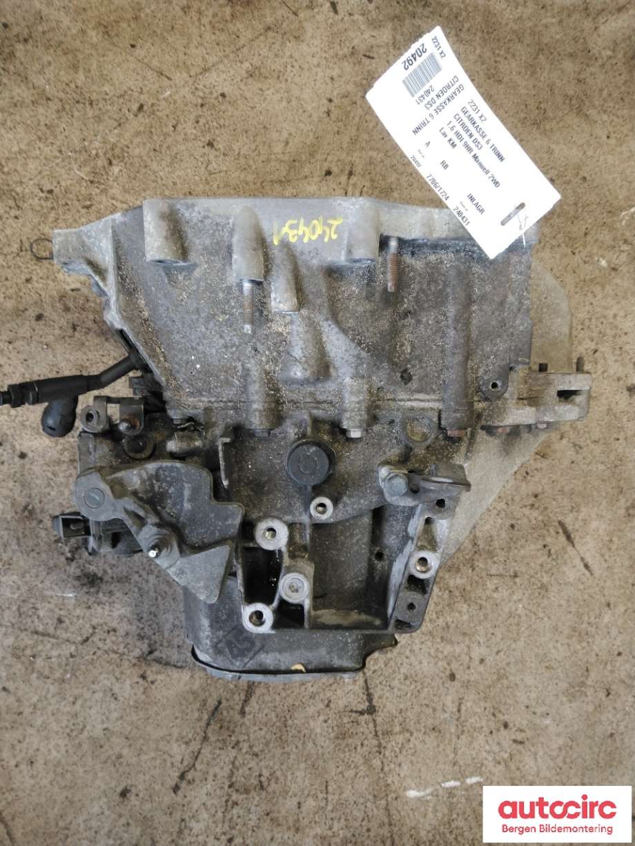 Girkasse manuell 6-trinn til Citroën DS3 2010-2019 (CITROEN|2231 X2|)