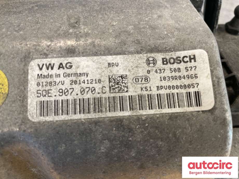 Inverter elbil til VW e-Golf 2014-2017 (Fase 1)  (VOLKSWAGEN|5QE 907 070 H|)