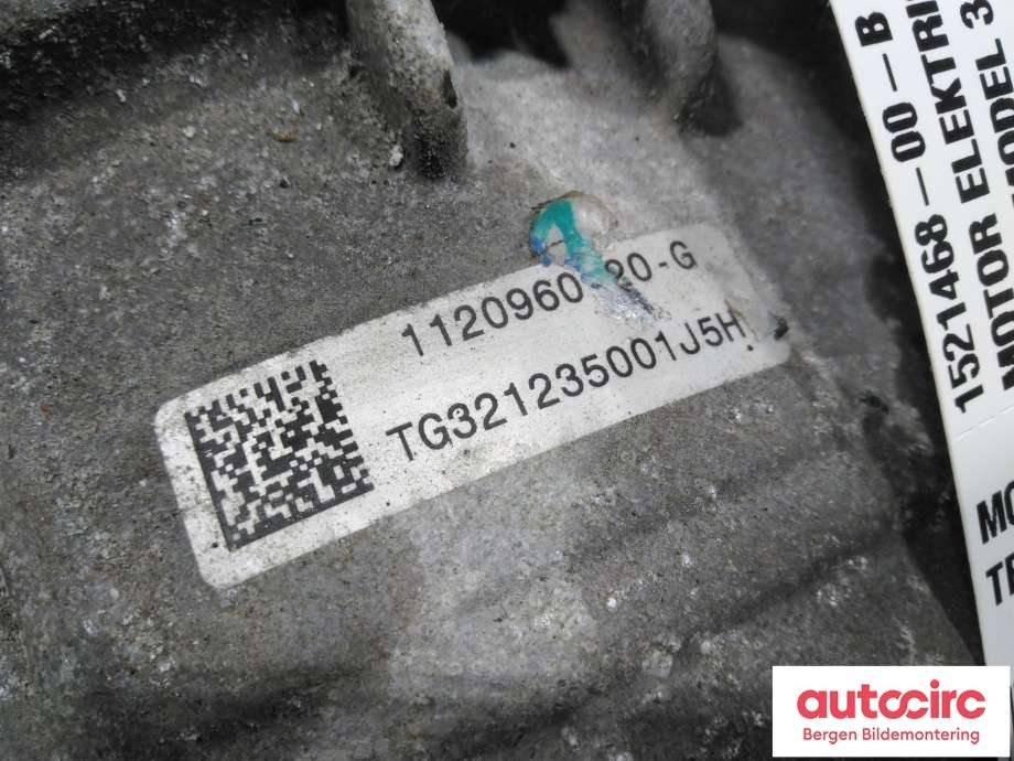 Motor elbil foran til Tesla Model 3 2018-2023 (Fase 1)  (TESLA|1521468-00-B|)