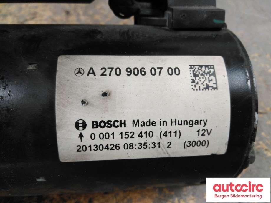 Starter til Mercedes CLA 2013-2019 (C117) (C117) (MERCEDES|A 645 906 08 00|)
