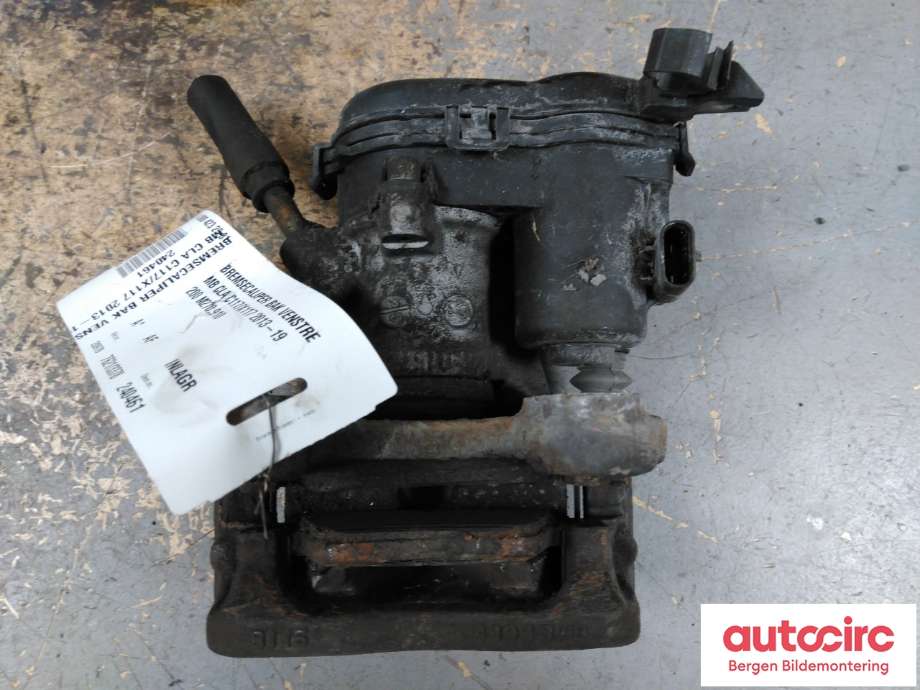 Bremsecaliper venstre bak til Mercedes CLA 2013-2019 (C117) (C117) (MERCEDES|A 000 423 23 81|)