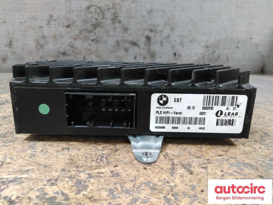 Bilstereo forsterker til BMW 1-Serie 2004-2011 (E81/E82/E87/E88) (E81/E82/E87/E88) (BMW|65 12 9 143 155|)