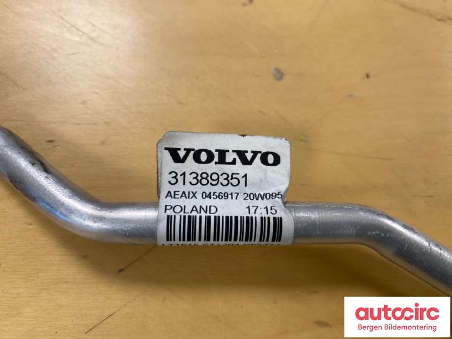 Aircondition rør til Volvo XC60 2017-->> (Type II)  (VOLVO|31389351|)