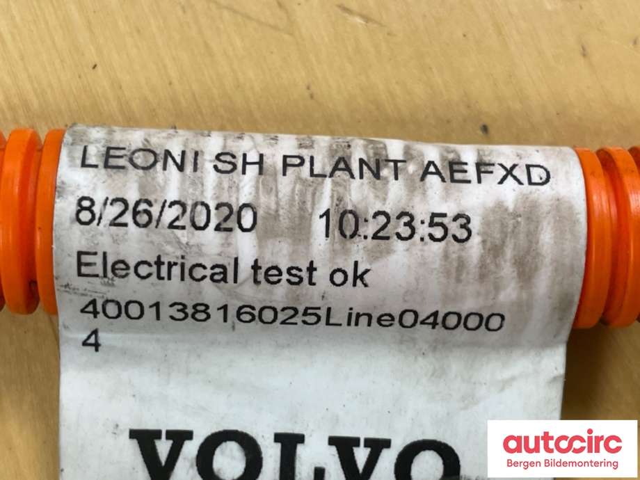 Ledningsnett til Volvo XC60 2017-->> (Type II)  (VOLVO|30644794|)