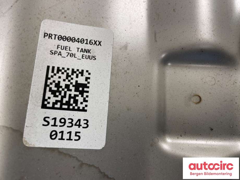 Bensintank til Volvo XC60 2017-->> (Type II)  (VOLVO|32139164|20191209000129)