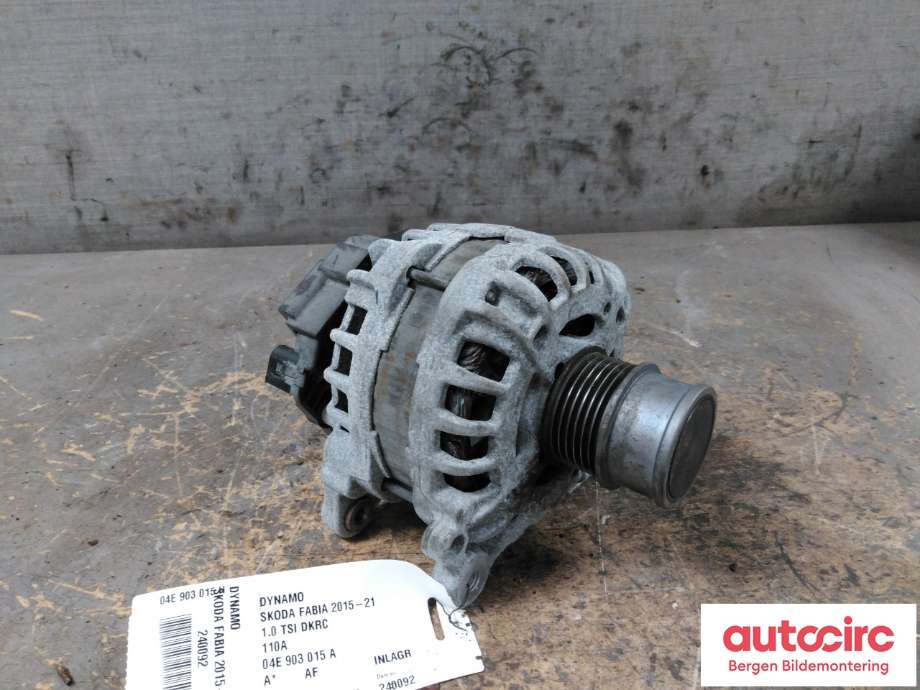 Dynamo til Škoda Fabia 2014-2021 (Type III)  (SKODA|04E 903 015 H|04E 903 015 A|)
