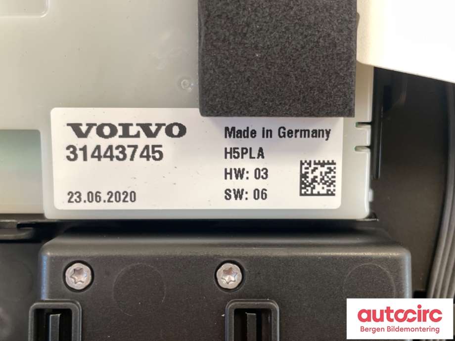 Bryter diverse til Volvo XC60 2017-->> (Type II)  (VOLVO|31479142||31443745)