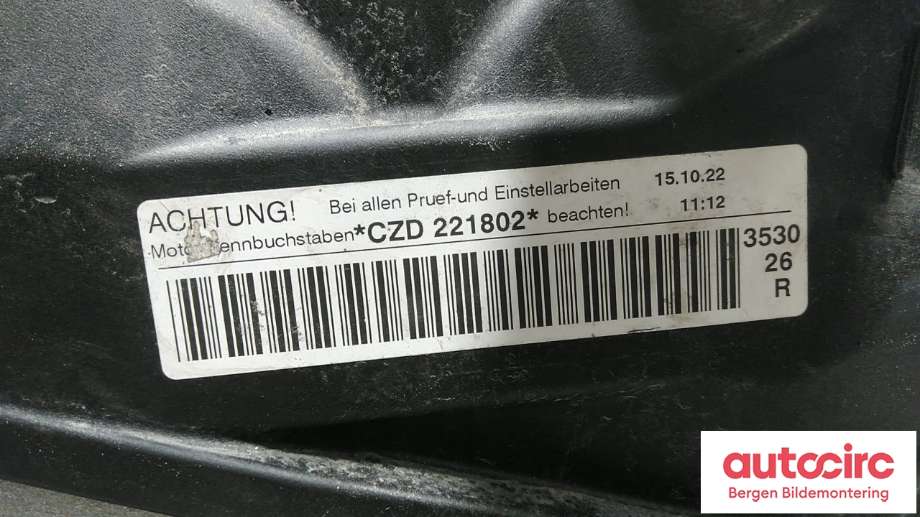 Motor bensin til VW Golf Sportsvan 2014-2018  (VOLKSWAGEN|04E 100 098 F|04E 100 034 D|)