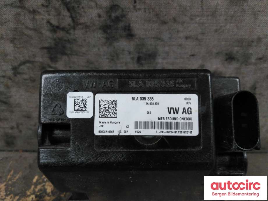 Høyttaler motorlyd, AVAS (Acoustic Vehicle Alerting System) til Škoda Enyaq 2021-->>  (5LA 035 335|)