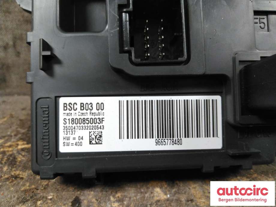 Styreenhet hengerfeste til Toyota Proace 2013-2016 (Type I)  (TOYOTA||S180085003F)