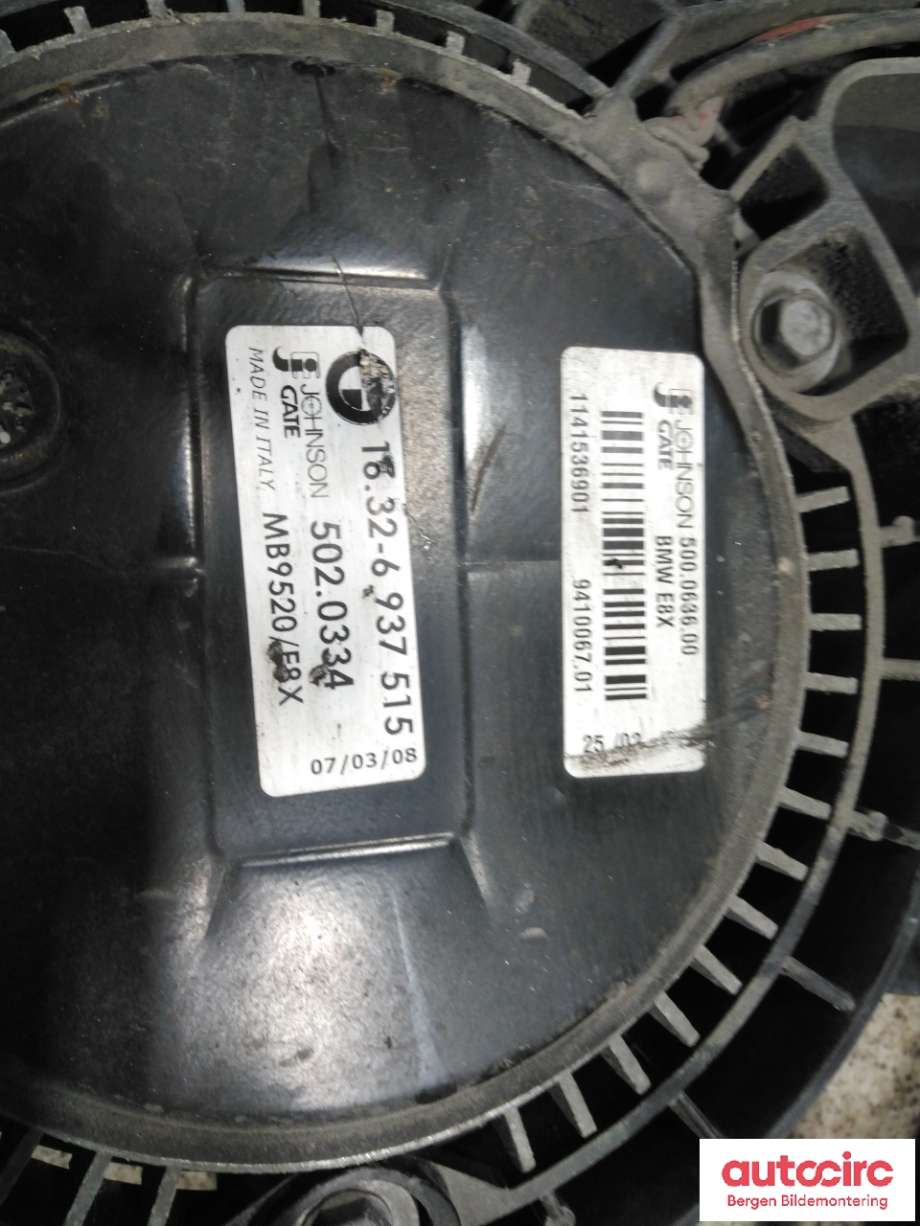 Kjølevifte til BMW 3-Serie 2005-2011 (E90/E91/E92/E93) (E90/E91/E92/E93) (BMW|17 11 7 590 699|)