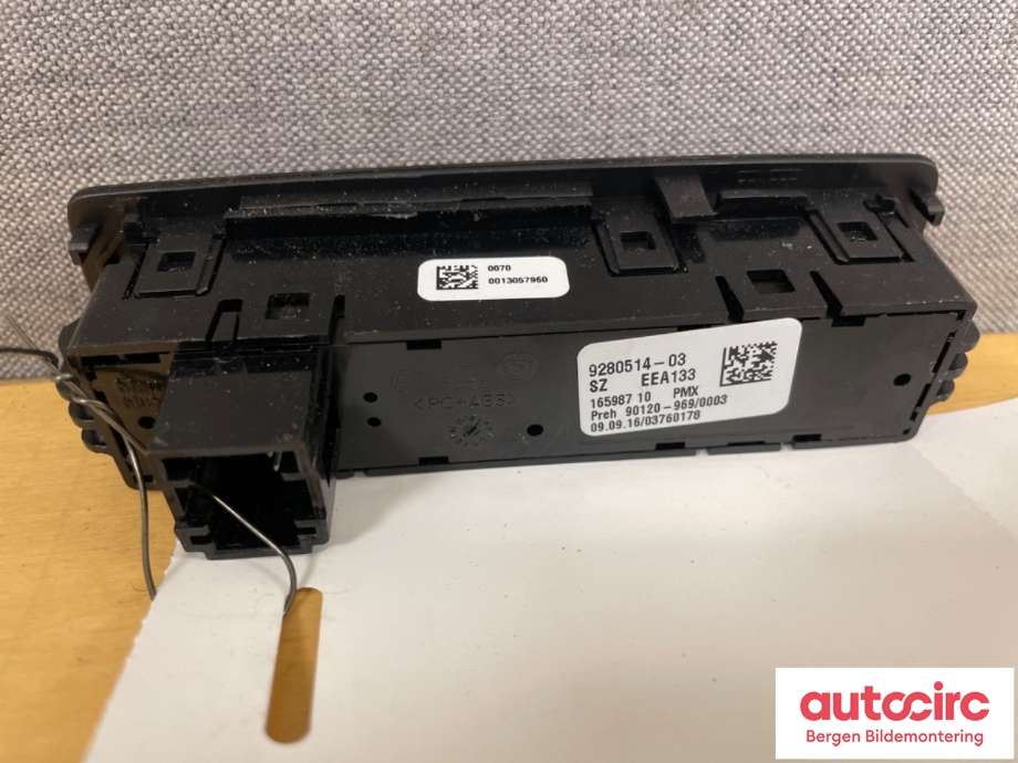 Bryter elektrisk håndbrekk/parkbrems til BMW i3 2013-2022  (BMW|61 31 9 280 514||928051403)