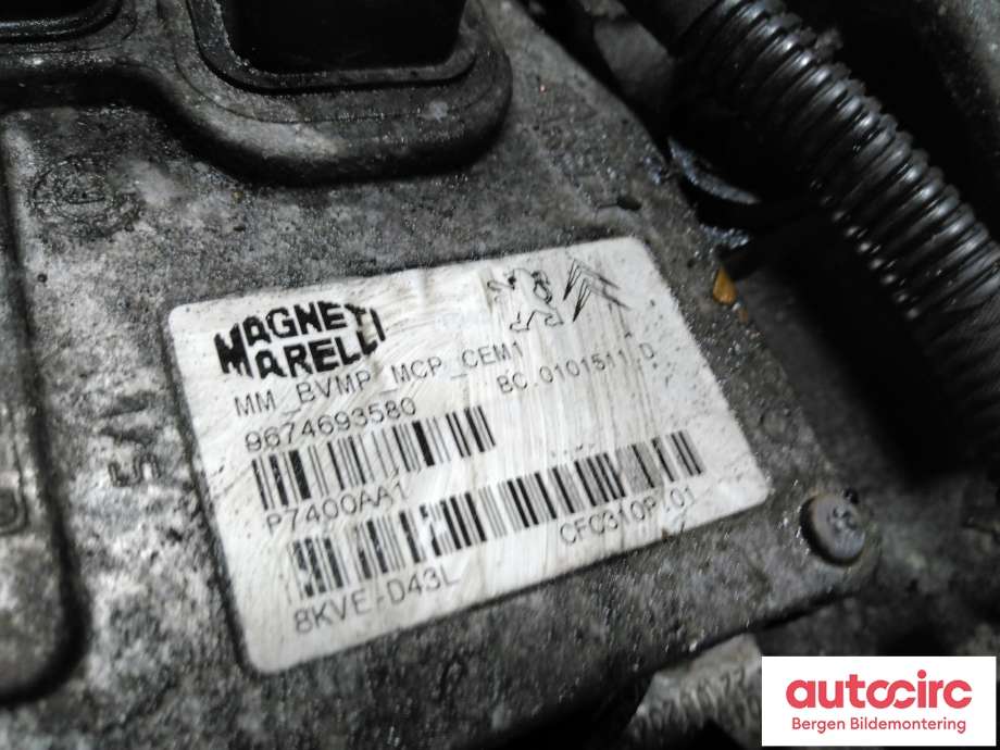 Girkasse automat til Peugeot 5008 2010-2017 (Type I)  (PEUGEOT|2101 Q0|98 007 423 80|)
