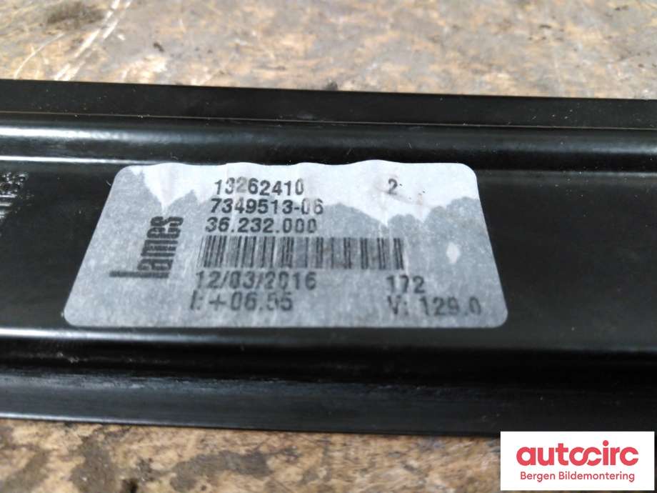 Ruteheis venstre til BMW X1 2015-2022 (F48) (F48) (BMW|51 33 7 434 785|)
