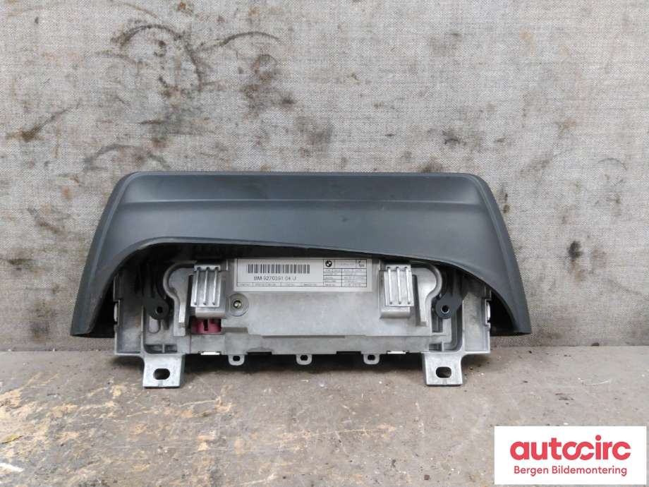 Multimedia display (MCU - Media Controller Unit) til BMW 1-Serie 2011-2015 (Fase 1) (F20/F21) (F20/F21) (BMW|65 50 9 270 391|)