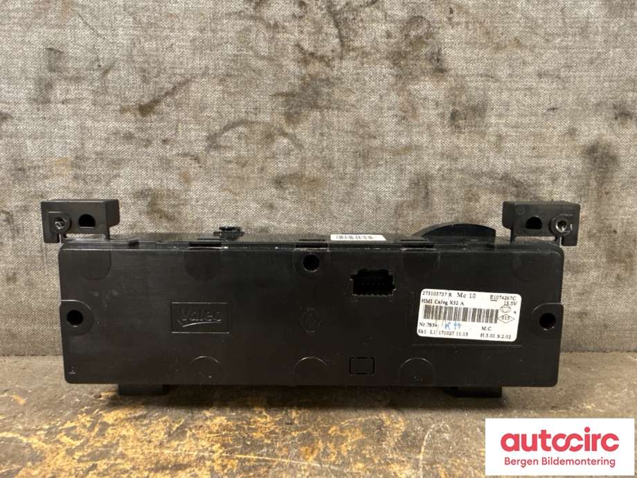 Varmeapparat betjening til Opel Vivaro B 2014-2019  (OPEL|275105737 R|)