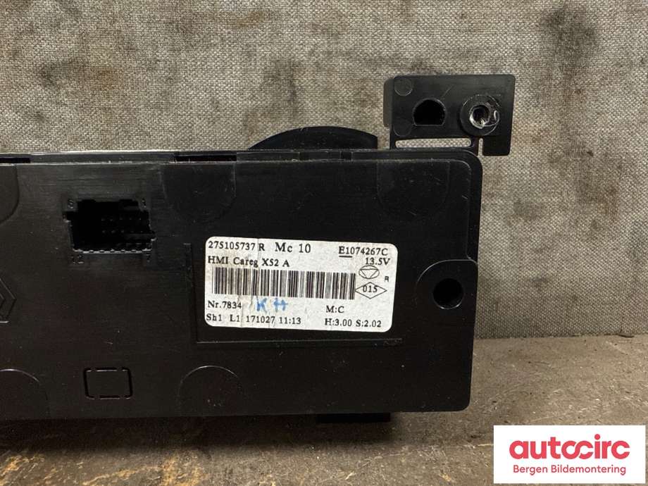 Varmeapparat betjening til Opel Vivaro B 2014-2019  (OPEL|275105737 R|)