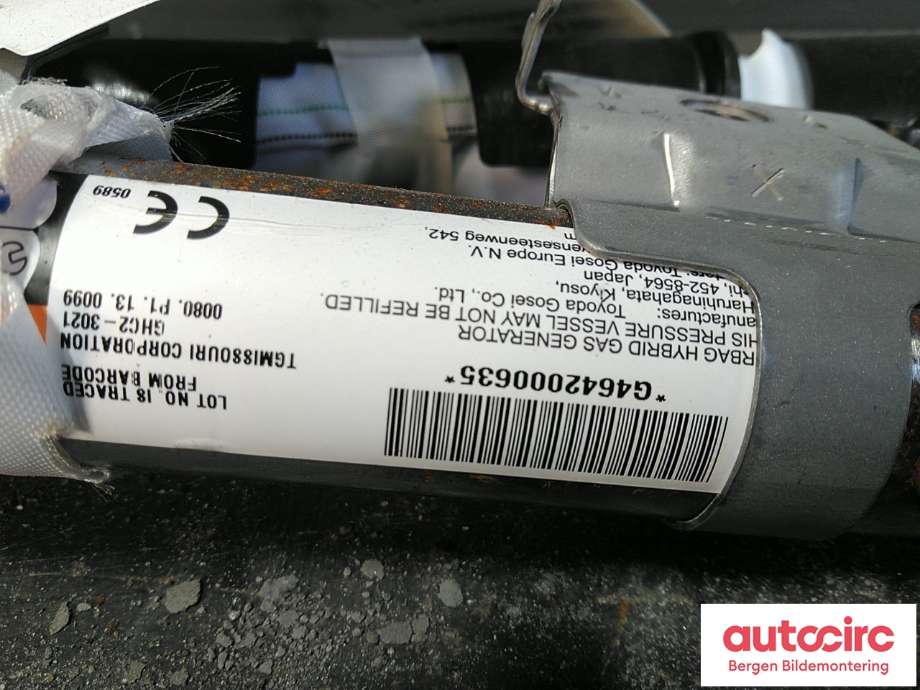 Airbag gardin høyre til Honda e 2020-->>  (HONDA|78870-TYF-E82|78870-TYF-E80|)